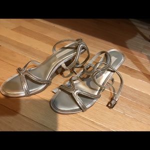 Gold BCBG Maxazria heels